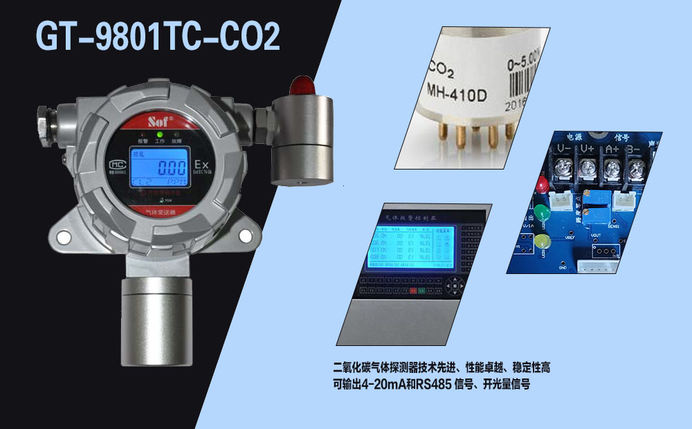 GT-9801TC-CO2二氧化碳气体探测器(图1)